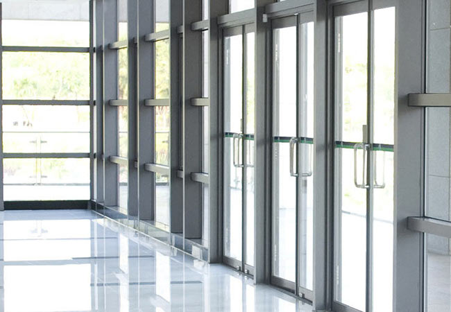 commercial glass door